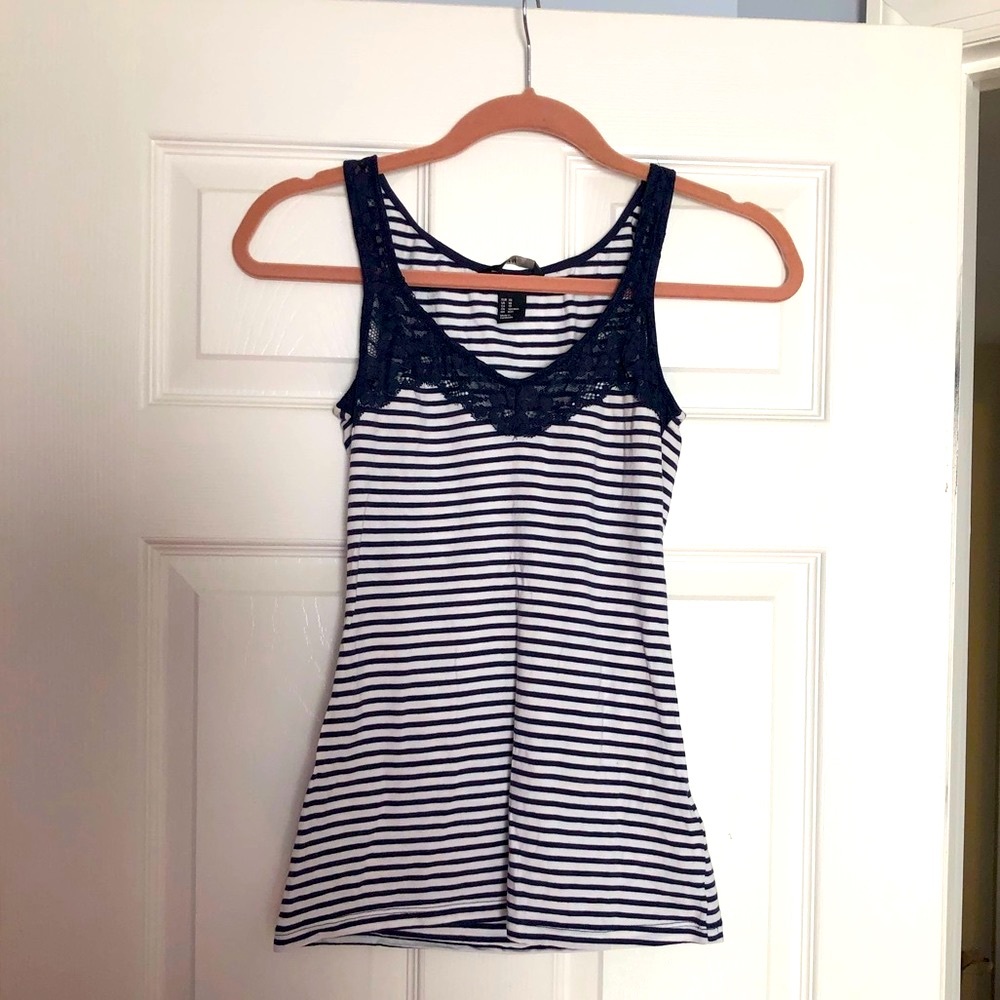 H&M striped tank top